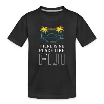 Fidji - T-shirt bio Premium Enfant - noir - Devant