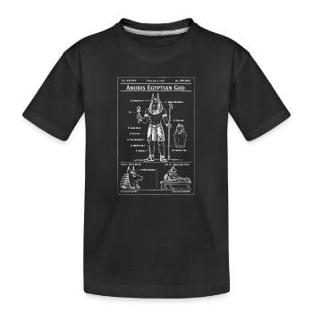T-shirt Icône du Plan Anubis - T-shirt bio Premium Enfant - noir - Devant