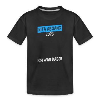 Kita Departure Kita Abatever 2026 - Kids' Premium Organic T-Shirt - black - Front