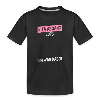 Kita Departure Kita Abatever 2026 - Kids' Premium Organic T-Shirt - black - Front