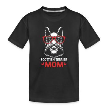Terrier écossais - T-shirt bio Premium Enfant - noir - Devant