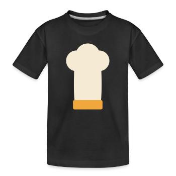 Chapeau de chef, chef, chef, maître du grill, cadeau - T-shirt bio Premium Enfant - noir - Devant