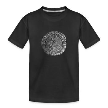 Knight - Kids' Premium Organic T-Shirt - black - Front