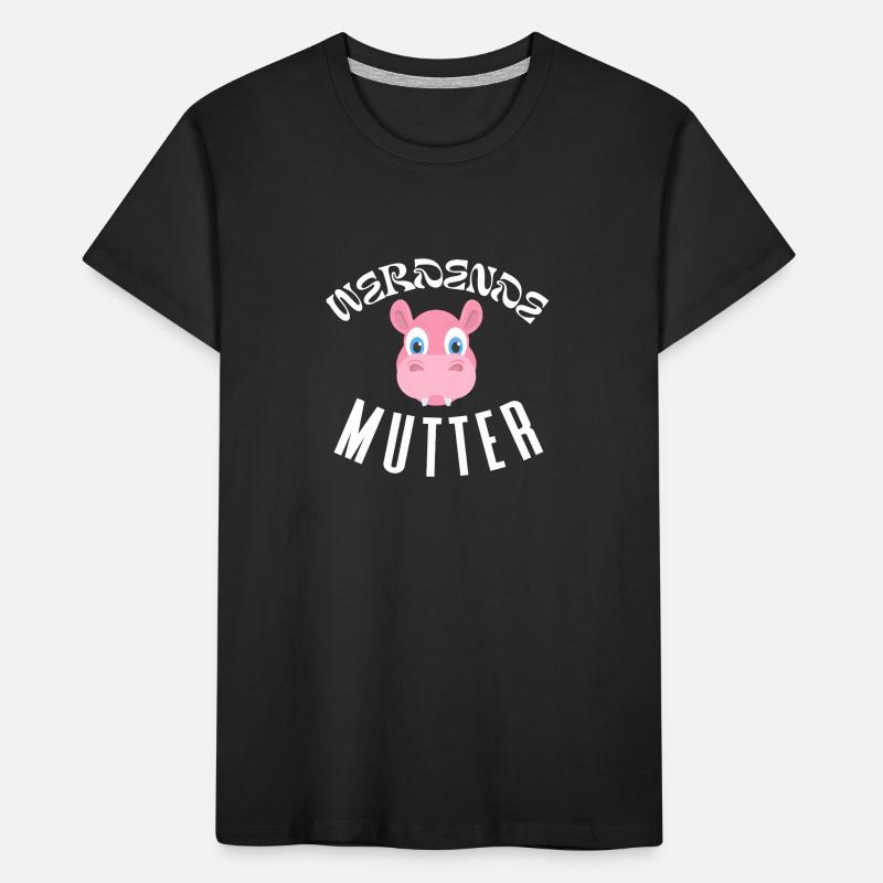 Werdende Mutter Kinder Premium Bio T-Shirt