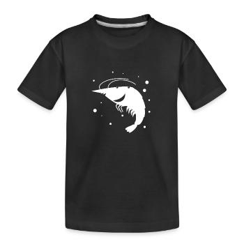 Languste - Fisch Meereswesen Tierfreund - Kinder Premium Bio T-Shirt - Schwarz - Vorne