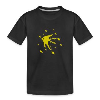 Fisch - Aquarium - Meereswesen - Naturschutz - Kinder Premium Bio T-Shirt - Schwarz - Vorne
