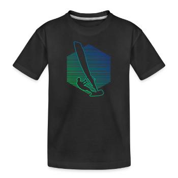 Femmes Surf Hommes Windsurf Windsurf Windsurf Windsurf - T-shirt bio Premium Enfant - noir - Devant