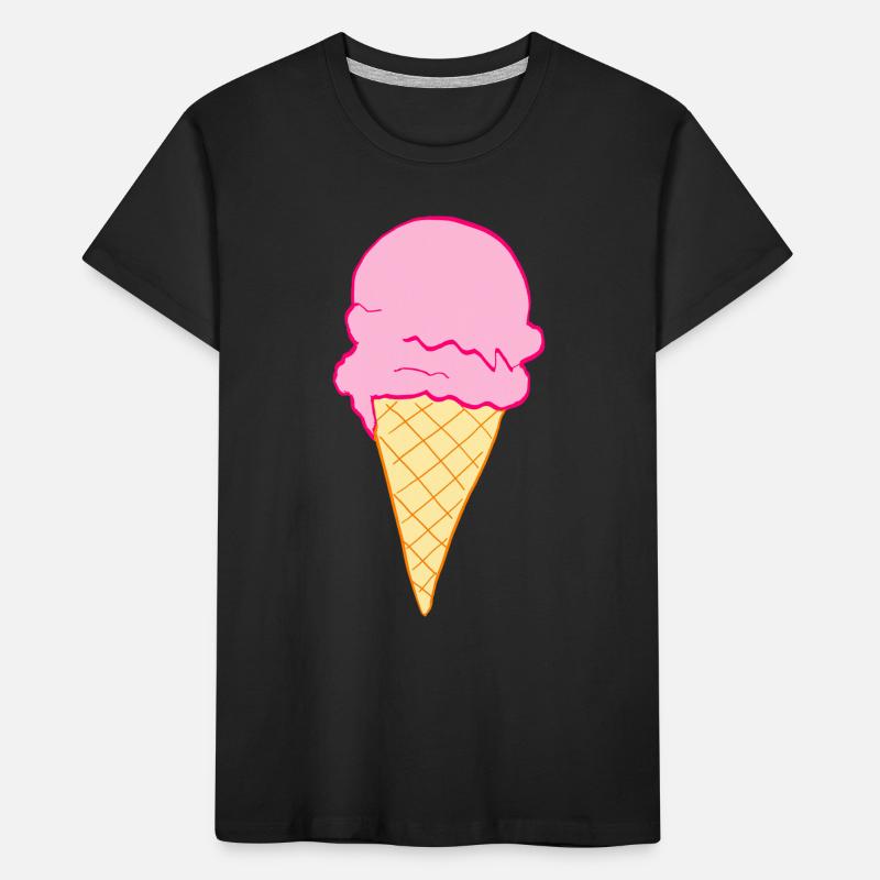 ice cream glace T-shirt bio Premium Enfant