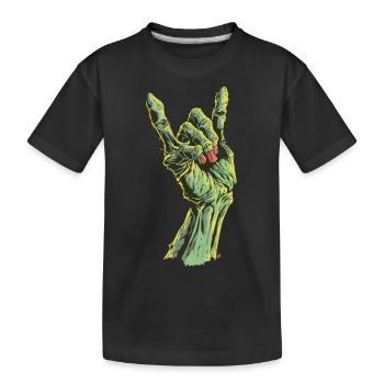 Doigts de Doomie - T-shirt bio Premium Enfant - noir - Devant