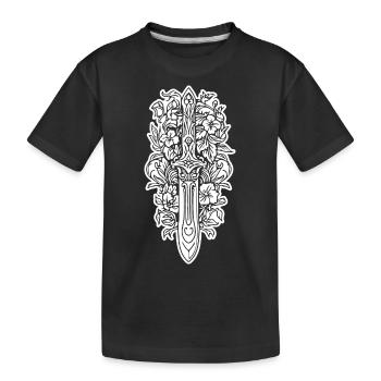 Knife Cutler Knife Lover - Kids' Premium Organic T-Shirt - black - Front