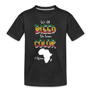 Nature sauvage Culture Animaux Serengeti - T-shirt bio Premium Enfant - noir - Devant