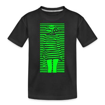 Schöne weibliche Farbe Mode bunte Frau Kunst - Kinder Premium Bio T-Shirt - Schwarz - Vorne