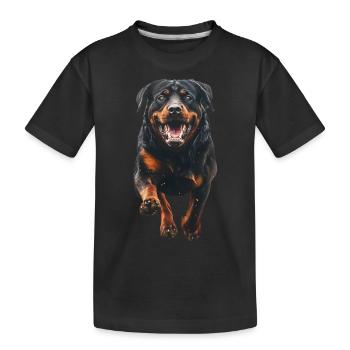 Rottweiler - Kinder Premium Bio T-Shirt - Schwarz - Vorne