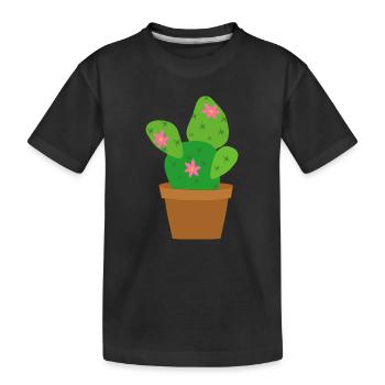 cactus - T-shirt bio Premium Enfant - noir - Devant