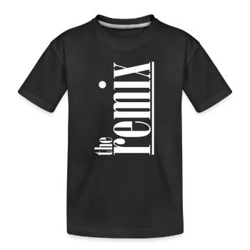 the remix with ORIGINAL father/son partnerlook typo - Kids' Premium Organic T-Shirt - black - Front