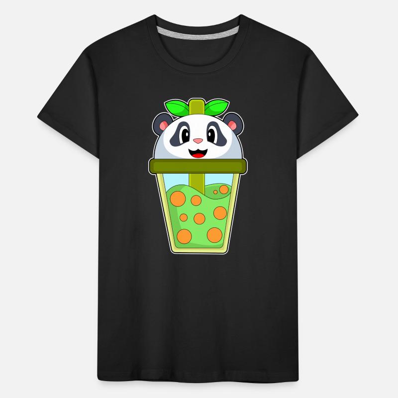 Panda Bubble Tea T-shirt bio Premium Enfant