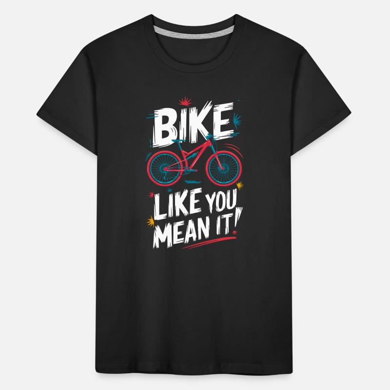 Conception dynamique de devis de vélo T-shirt bio Premium Enfant