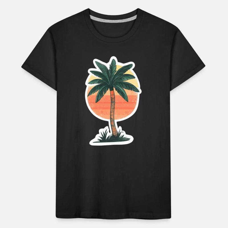 Palm tree Kids' Premium Organic T-Shirt