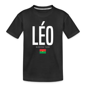 Léo Burkina Faso - T-shirt bio Premium Enfant - noir - Devant