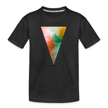 Jacaranda Cloud Mist - Kids' Premium Organic T-Shirt - black - Front