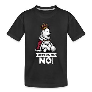 Avant de demander Berger Blanc Berger Berger - T-shirt bio Premium Enfant - noir - Devant