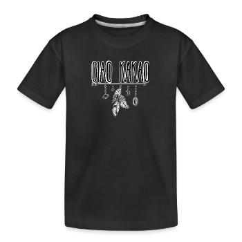 Ciao Kakao - Welcome Baby - Enfants de la maternelle - T-shirt bio Premium Enfant - noir - Devant