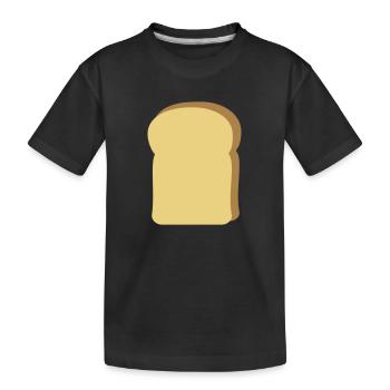 Toast - Kinder Premium Bio T-Shirt - Schwarz - Vorne