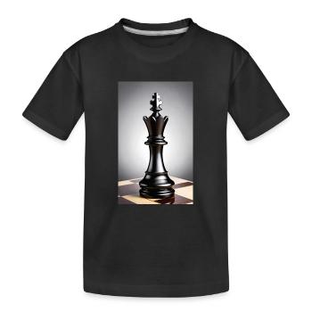 Échecs | Pièce d’échecs | Joueur d’échecs - T-shirt bio Premium Enfant - noir - Devant