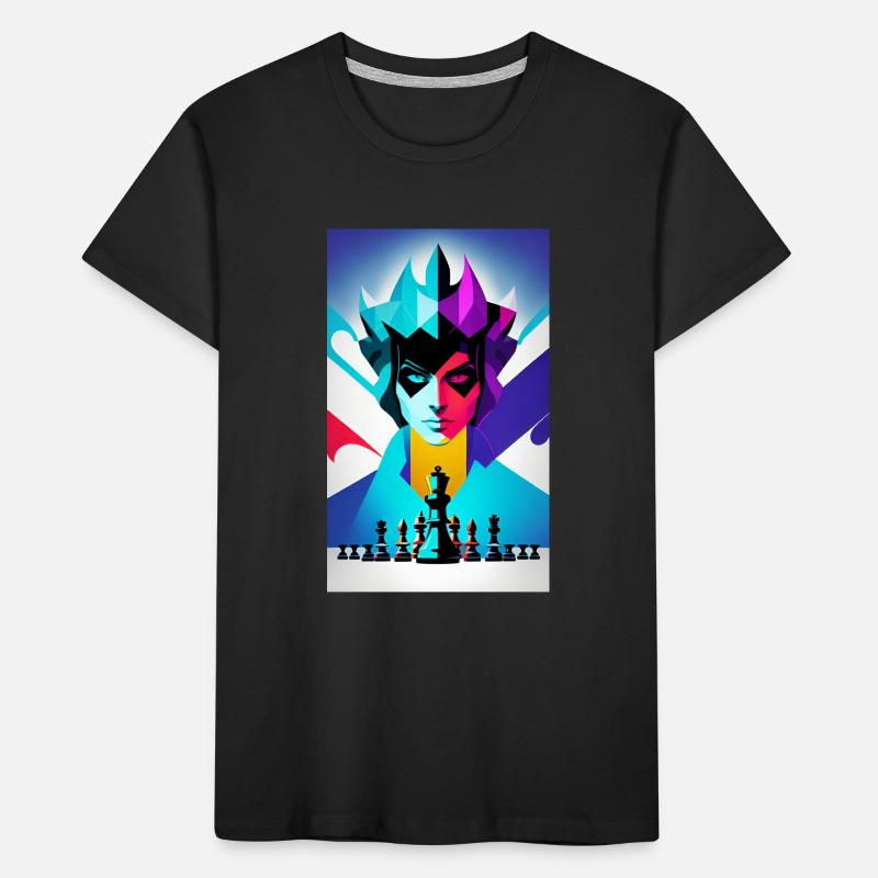 Échecs | Pièce d’échecs | Joueur d’échecs T-shirt bio Premium Enfant
