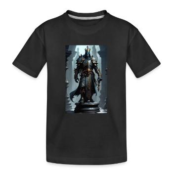 Échecs | Pièce d’échecs | Joueur d’échecs - T-shirt bio Premium Enfant - noir - Devant