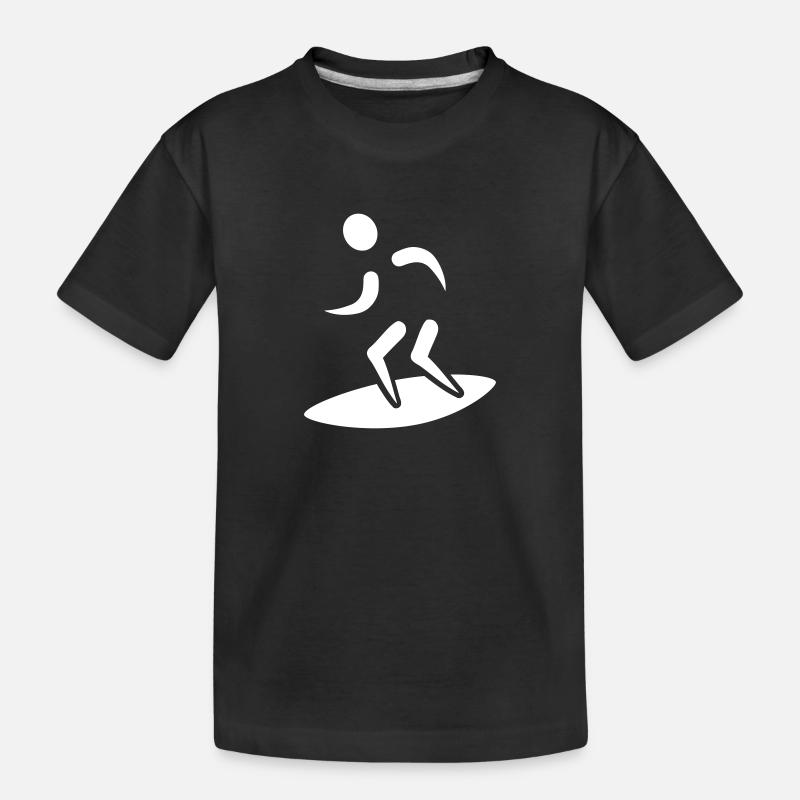 Surf - T-shirt bio Premium Enfant - noir
