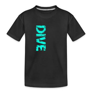 Plongée - T-shirt bio Premium Enfant - noir - Devant