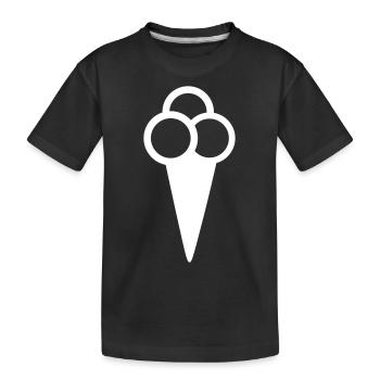 Eis - Kinder Premium Bio T-Shirt - Schwarz - Vorne