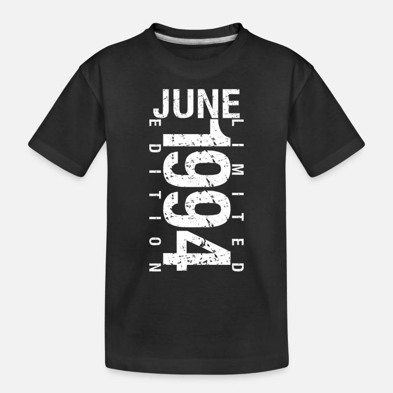 Juni 1994 Juni Geburtstagsgeschenk Juni 1994 - Kinder Premium Bio T-Shirt - Schwarz