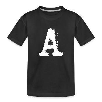 A - T-shirt bio Premium Enfant - noir - Devant