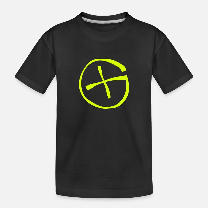 Geocaching - Kinder Premium Bio T-Shirt - Schwarz