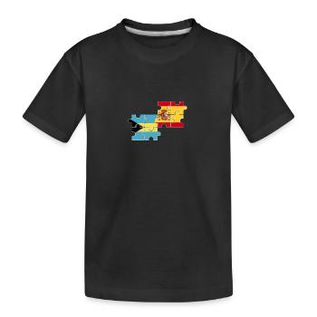 Bahamas Espagne Drapeau Bahamaer espagnol - T-shirt bio Premium Enfant - noir - Devant