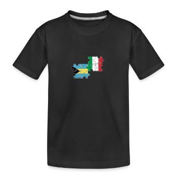 Bahamas Italie Drapeau Vintage Bahamas - T-shirt bio Premium Enfant - noir - Devant