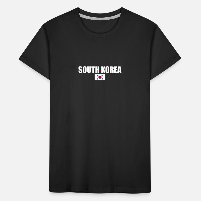 Corée du Sud Corée du Sud Drapeau coréen T-shirt bio Premium Enfant