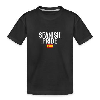 Fierté espagnole Espagne Drapeau espagnol Espagnols - T-shirt bio Premium Enfant - noir - Devant