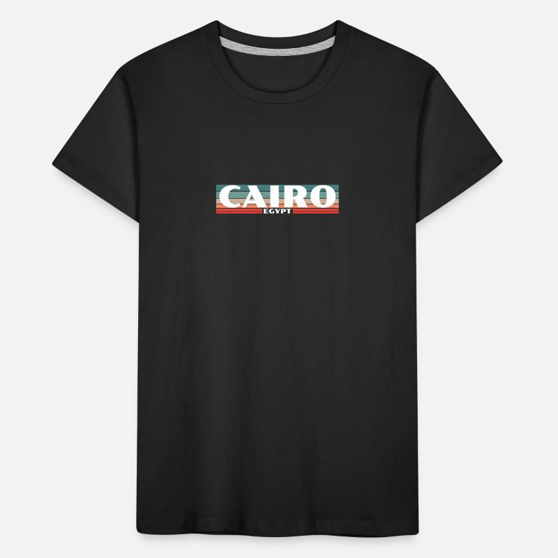 Le Caire Rétro Égypte Égypte Égypte Egypte Egyptienne Egypte T-shirt bio Premium Enfant