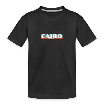 Le Caire Vintage Rétro Égypte Égypte Egypte - T-shirt bio Premium Enfant - noir - Devant