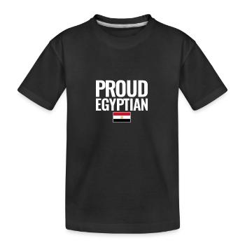 Fier Egypte Egypte Egypte - T-shirt bio Premium Enfant - noir - Devant