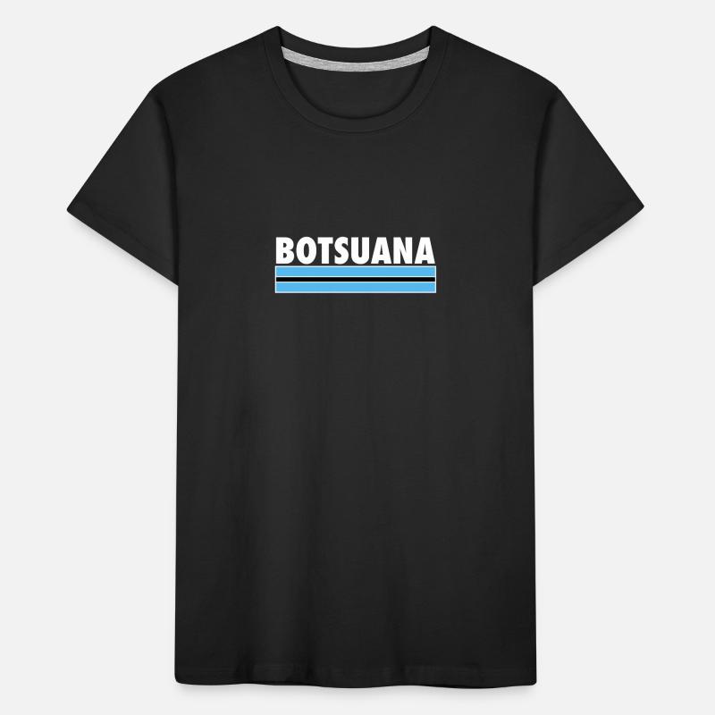 Botswana Botswana Botswana Drapeau du Botswana T-shirt bio Premium Enfant