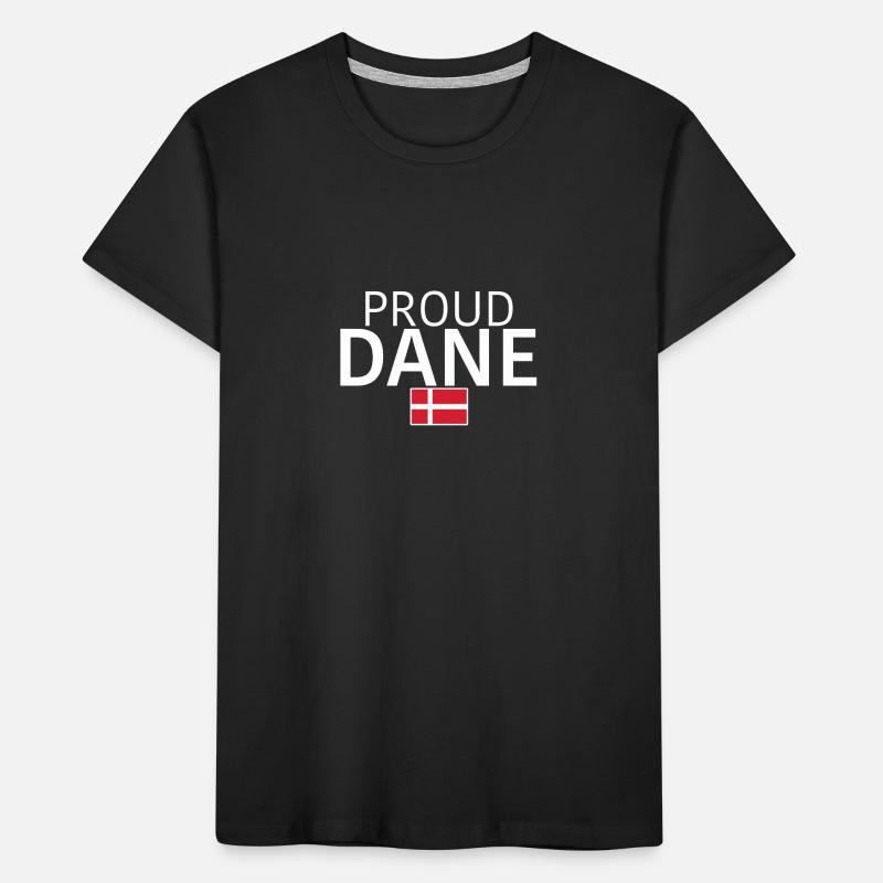Fier Danois Danemark Drapeau danois Danois T-shirt bio Premium Enfant