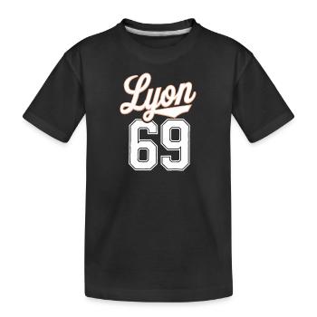 Lyon 69 - T-shirt bio Premium Enfant - noir - Devant