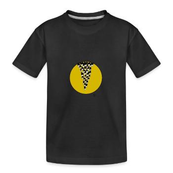Fledermäuse beobachten Dich - Kinder Premium Bio T-Shirt - Schwarz - Vorne