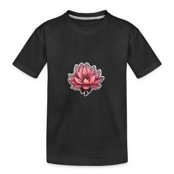 Lotus - T-shirt bio Premium Enfant - noir - Devant