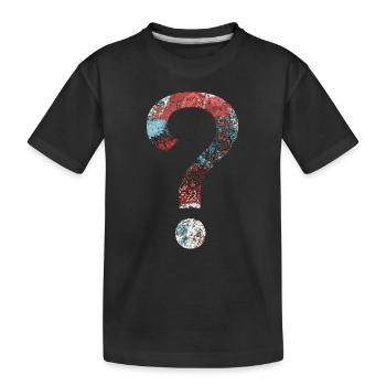 Résumé Question Mark - T-shirt bio Premium Enfant - noir - Devant