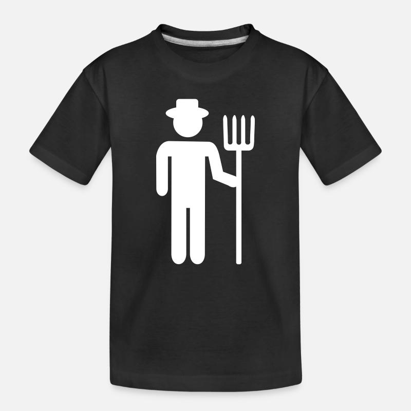 Bauer - Kinder Premium Bio T-Shirt - Schwarz